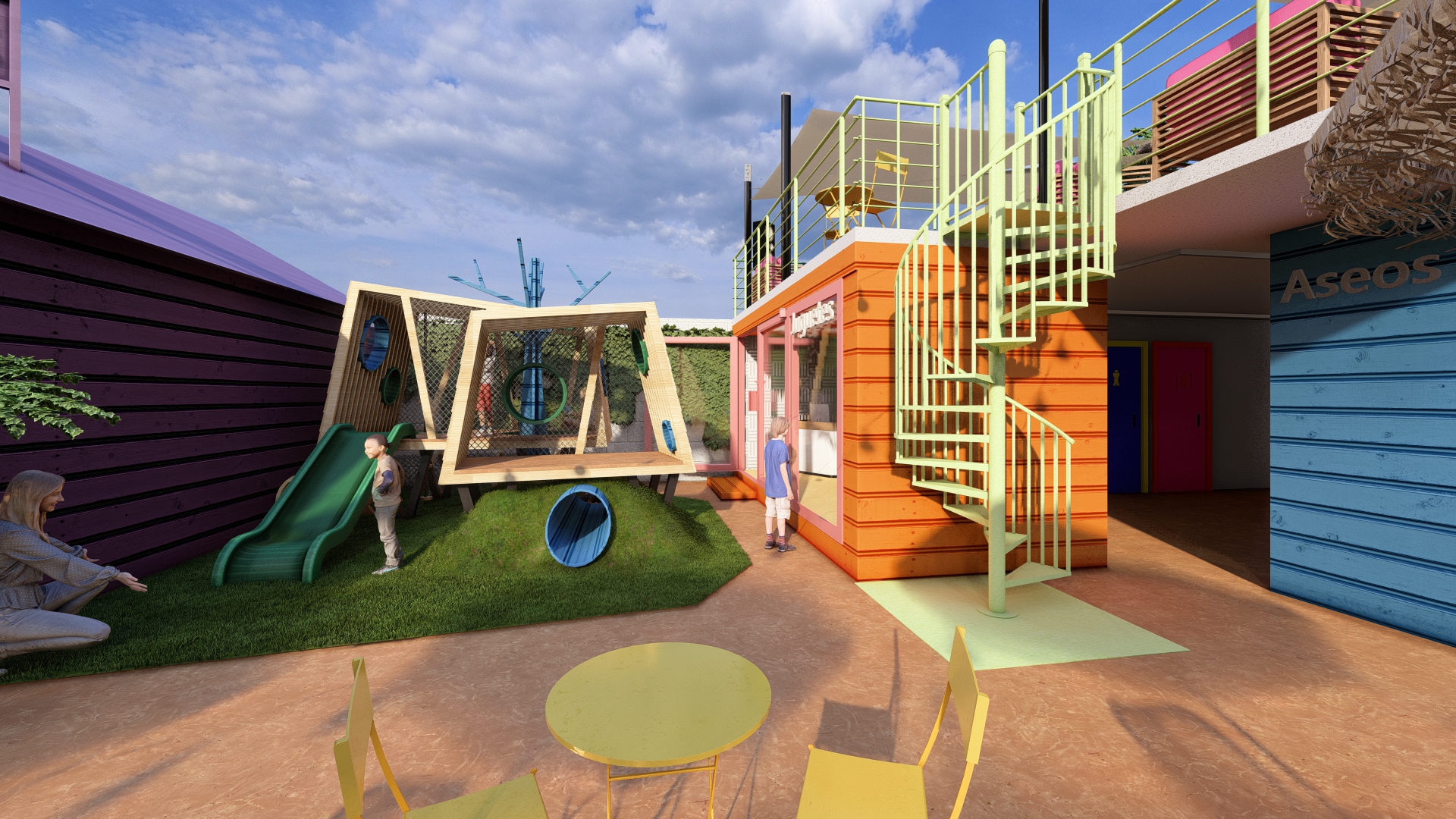 Bohios parque infantil